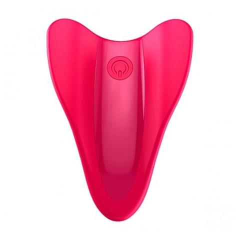 Satisfyer High Fly Finger Vibrator Red – stymulator 2 silniki, IPX7