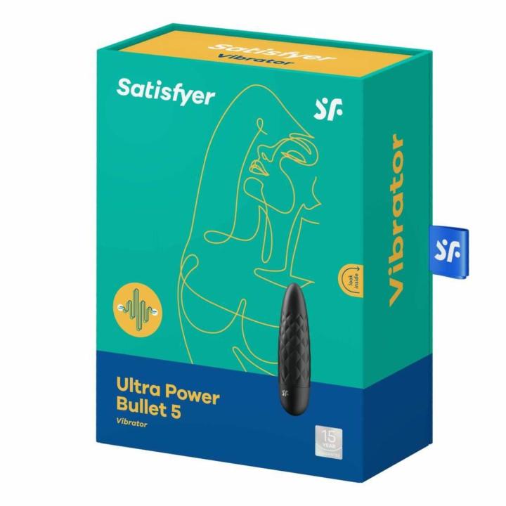 Satisfyer Ultra Power Bullet 5 Black – mini wibrator punktowy