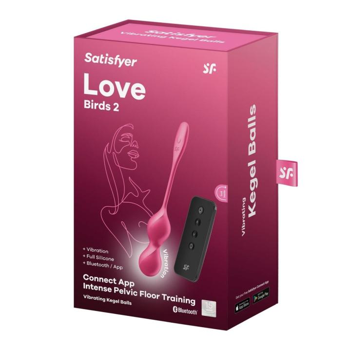 Satisfyer Love Birds 2 – kulki gejszy z aplikacją i pilotem