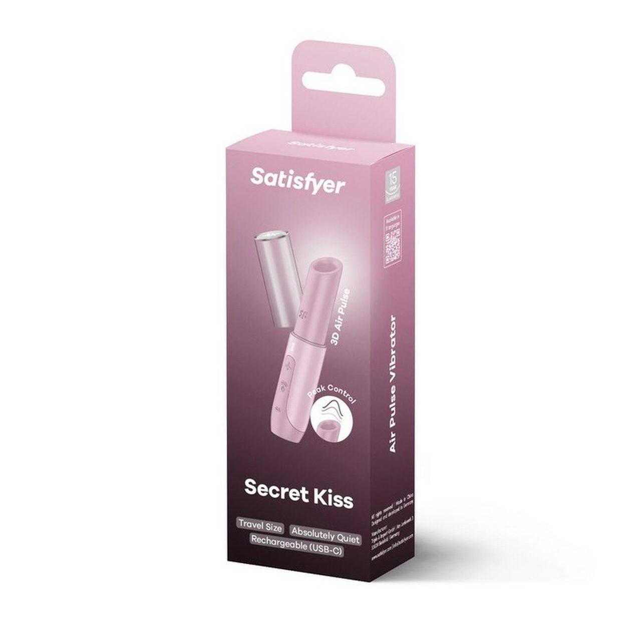 Satisfyer Secret Kiss – mini stymulator fal powietrznych USB-C | Loris.pl