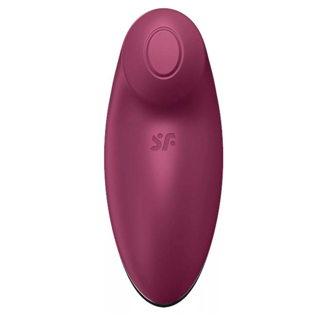 Satisfyer Tap & Climax 2 Red – stymulator łechtaczki z tappingiem | Loris.pl