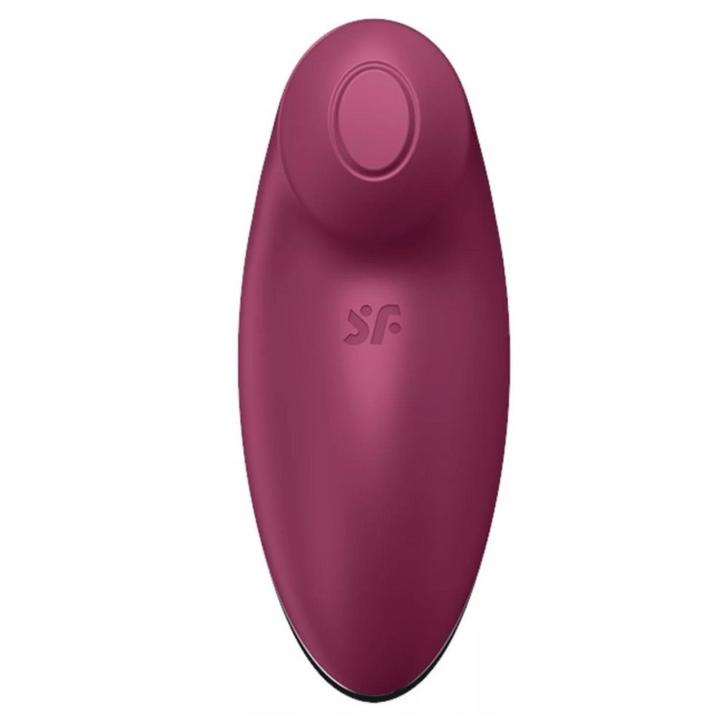 Satisfyer Tap & Climax 2 Red – stymulator łechtaczki z tappingiem | Loris.pl