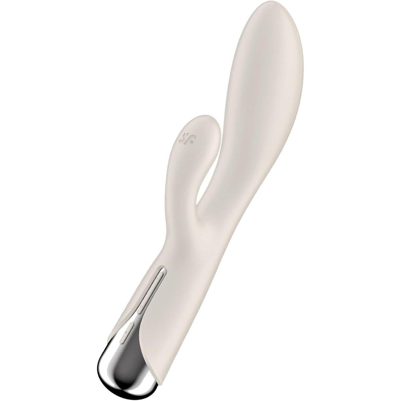 Satisfyer Spinning Rabbit 1 Beige – króliczek z rotacją i wibracjami | Loris.pl
