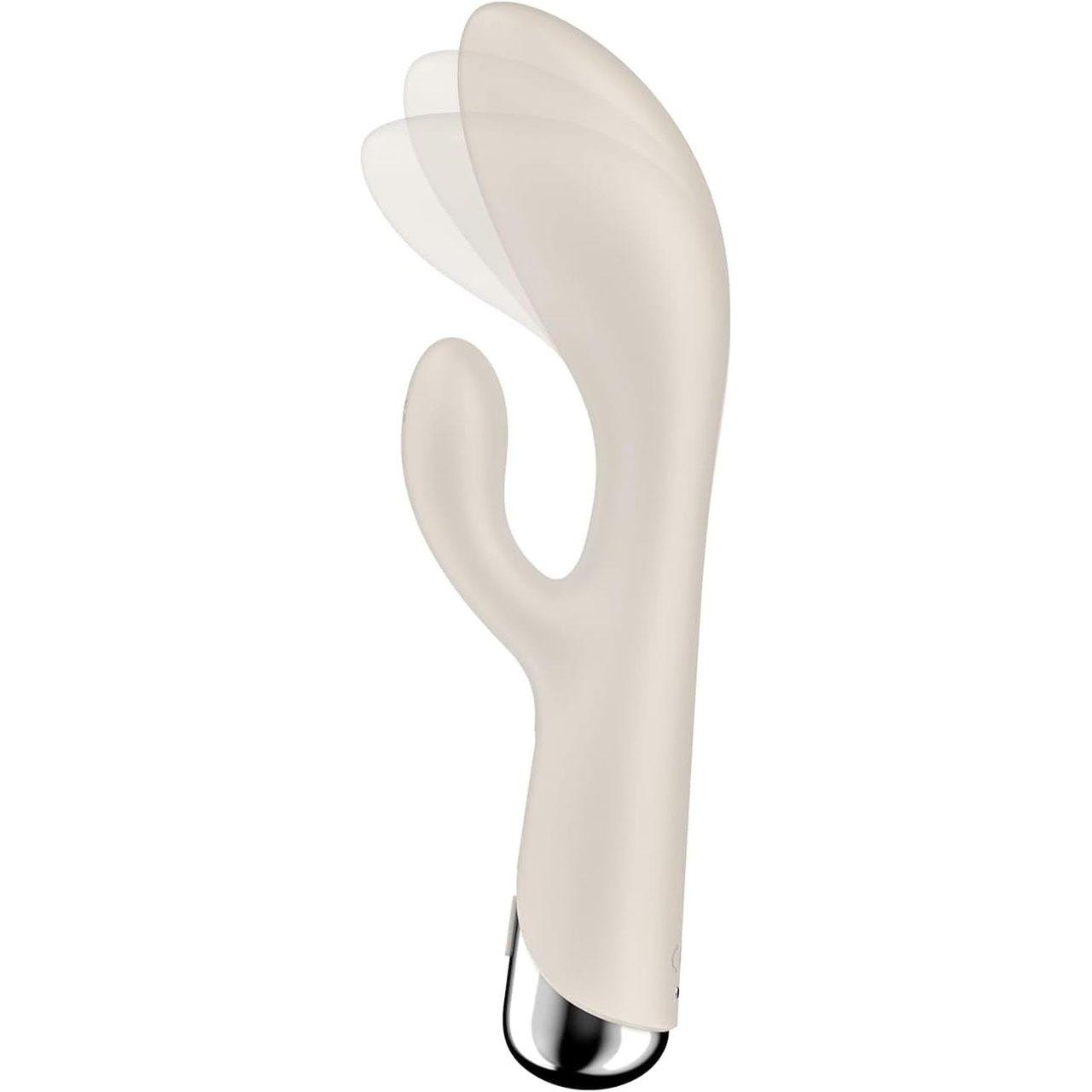 Satisfyer Spinning Rabbit 1 Beige – króliczek z rotacją i wibracjami | Loris.pl