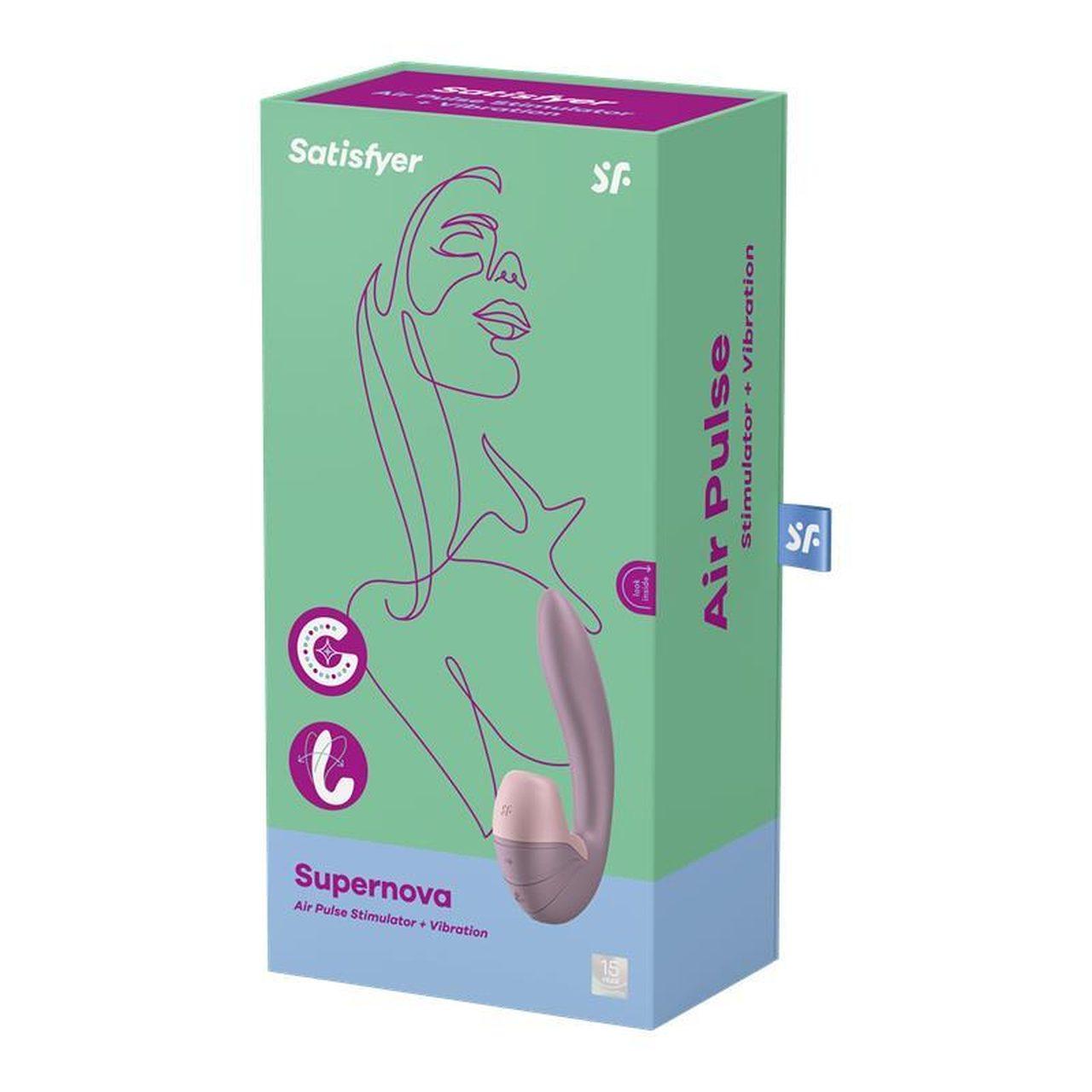 Satisfyer Supernova Old Rose – stymulator łechtaczki i punktu G | Loris.pl