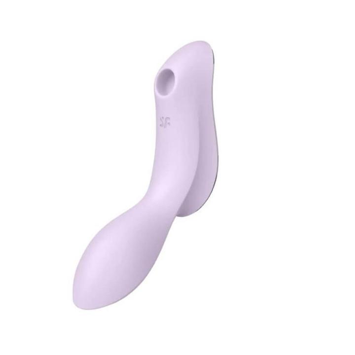 Satisfyer Curvy Trinity 2 Violet – stymulator 3w1 falami ciśnienia i wibracjami