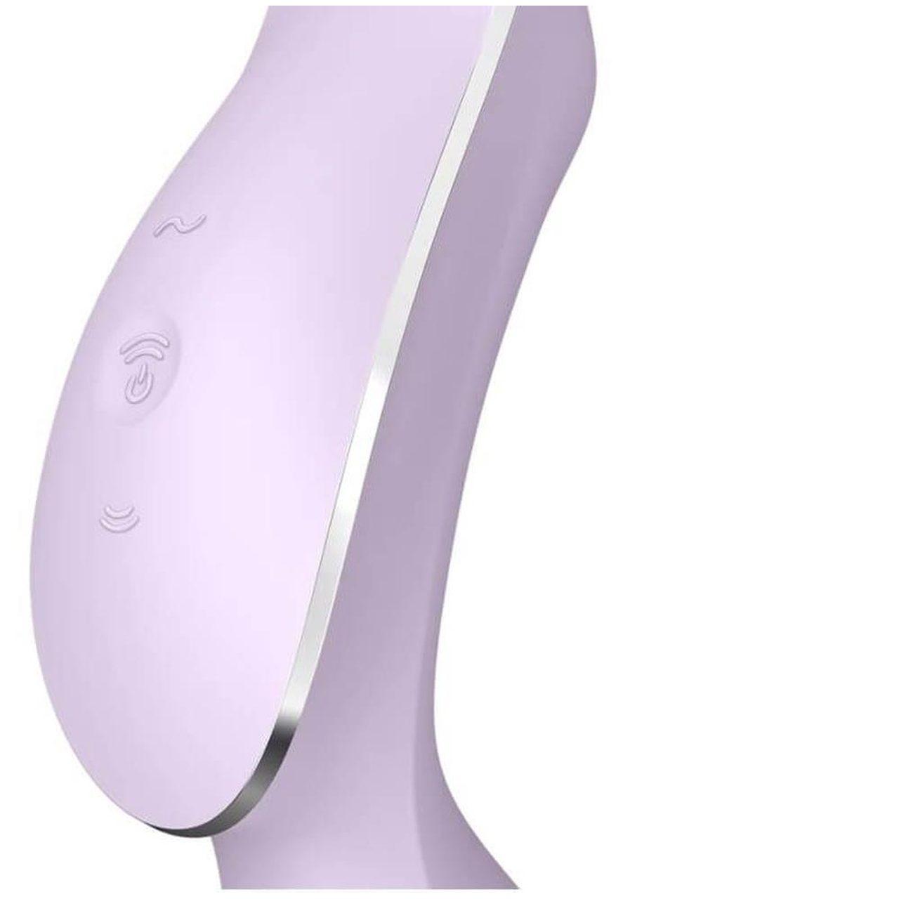 Satisfyer Curvy Trinity 2 Violet – stymulator 3w1 falami ciśnienia i wibracjami