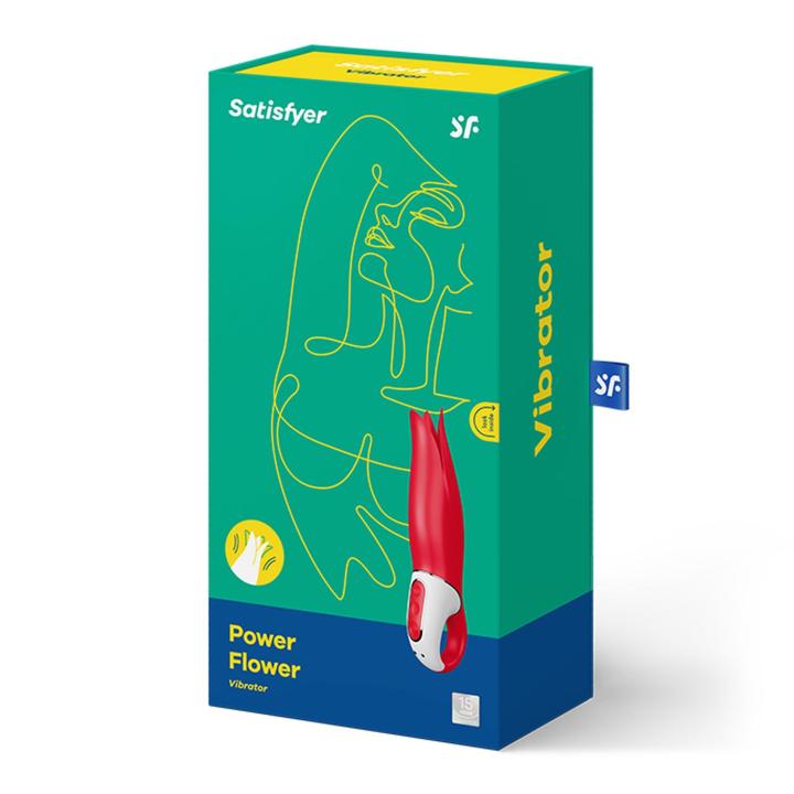 Satisfyer Power Flower – wibrator z płatkami, 12 programów