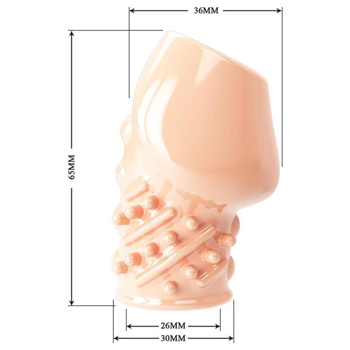 Nakładka na penisa TPR pogrubiająca – mocniejsza erekcja i kontrola wytrysku