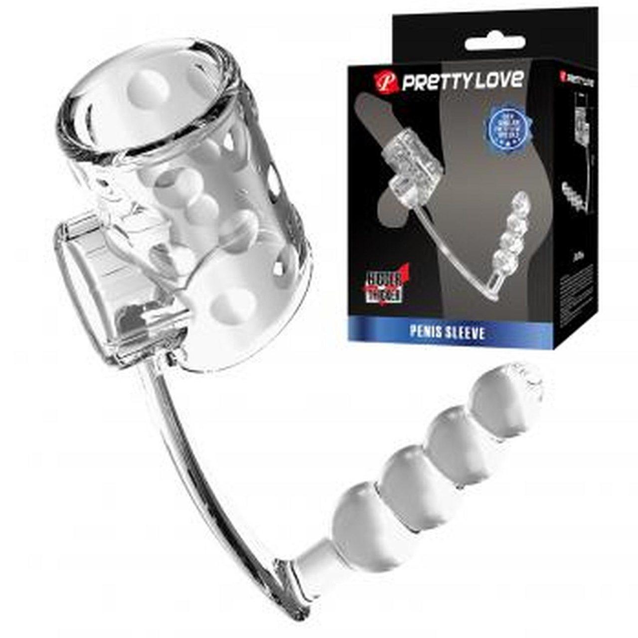 Korek analny z pierścieniem erekcyjnym wodoodporny | Loris.pl