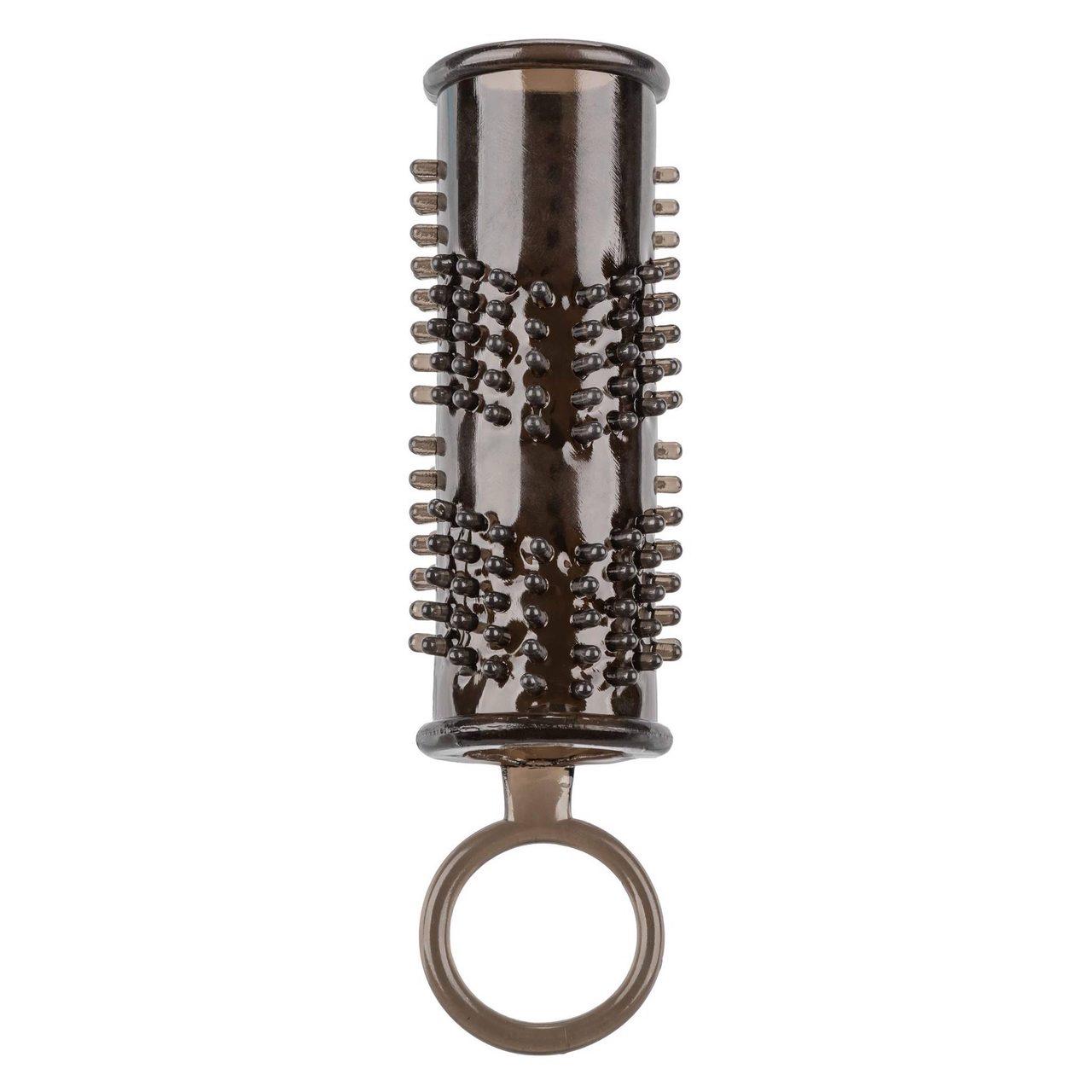 Przelotowa nakładka na penisa z wypustkami i wsparciem erekcji | Loris.pl