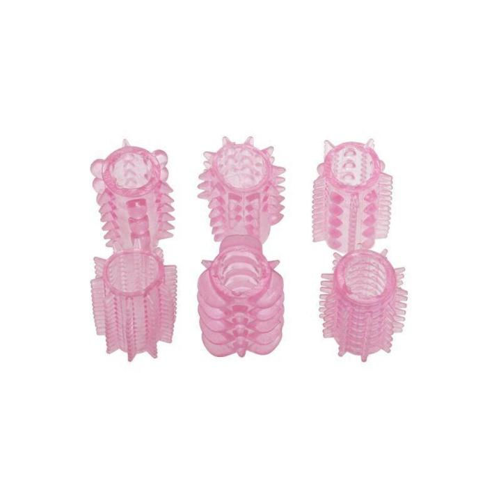 Zestaw pierścieni erekcyjnych 6 szt. z TPE bez ftalanów | Loris.pl