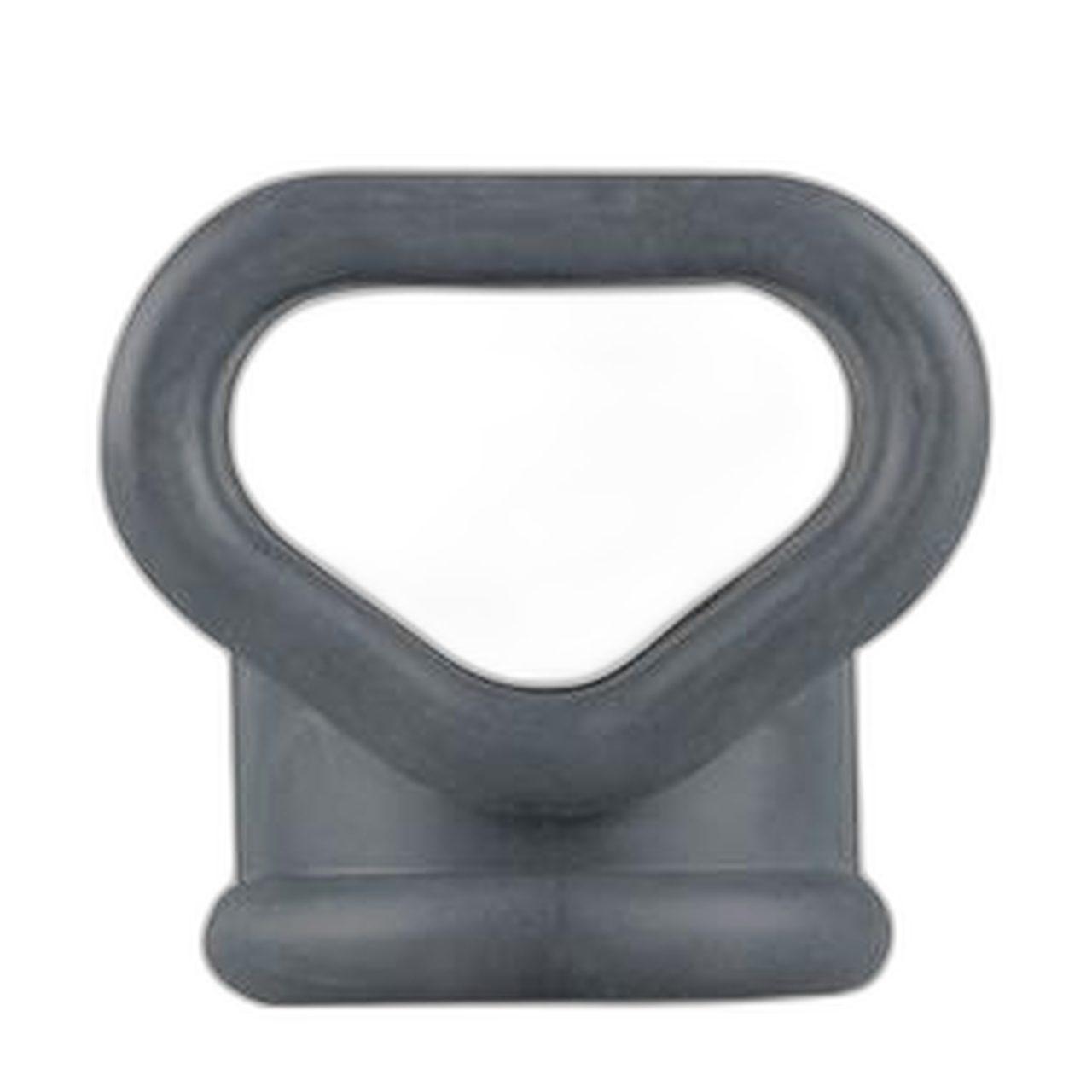 Silikonowy napinacz jąder 2w1 z pierścieniami – szary | Loris.pl