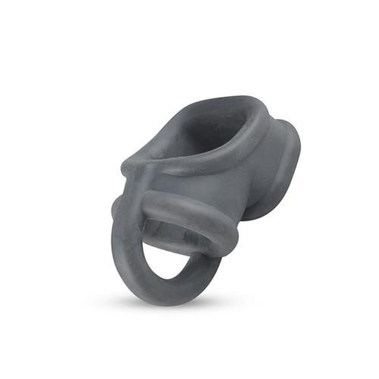 Silikonowy rozdzielacz jąder i penisa szary – wodoodporny | Loris.pl