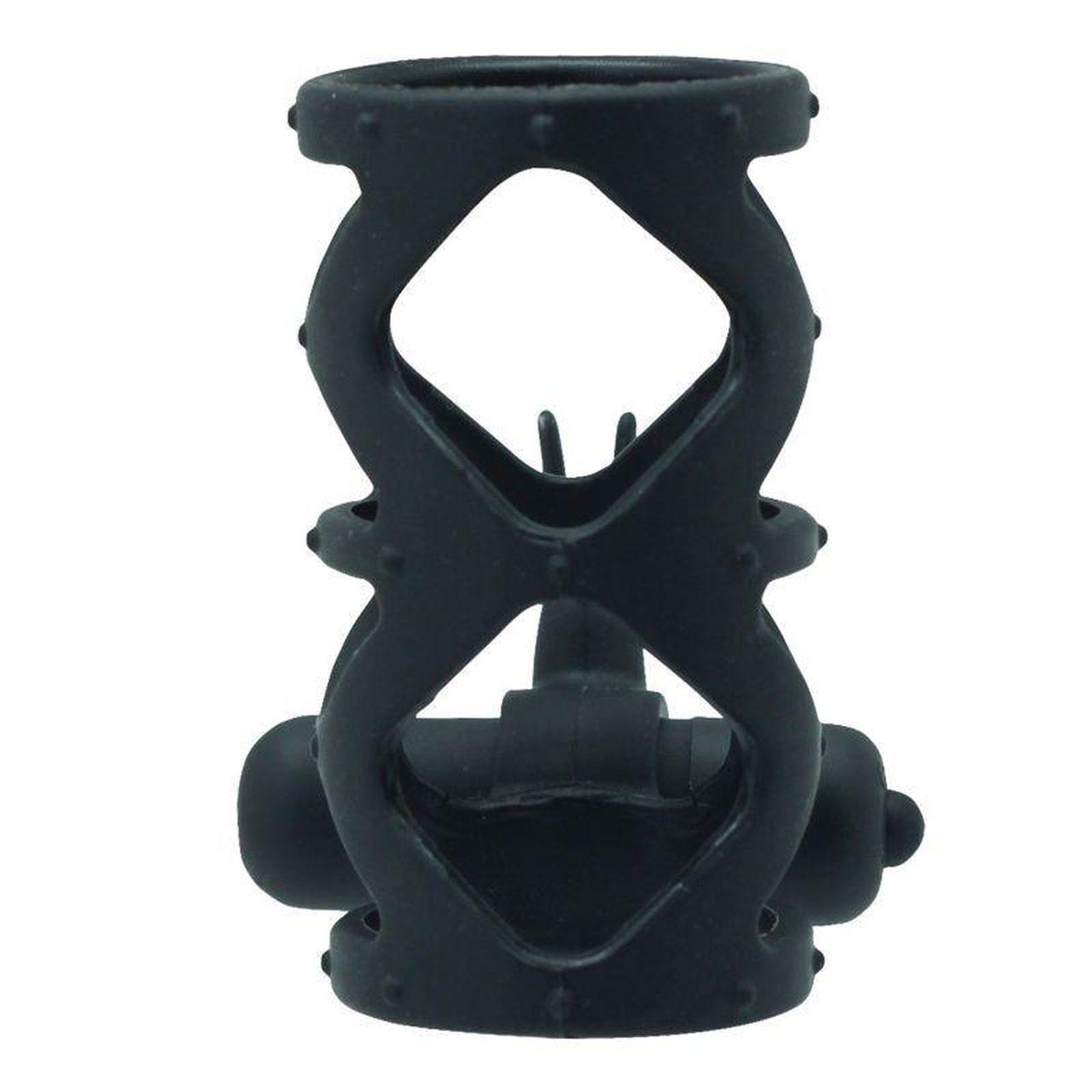 Wibrujący pierścień erekcyjny z króliczkiem do łechtaczki | Loris.pl