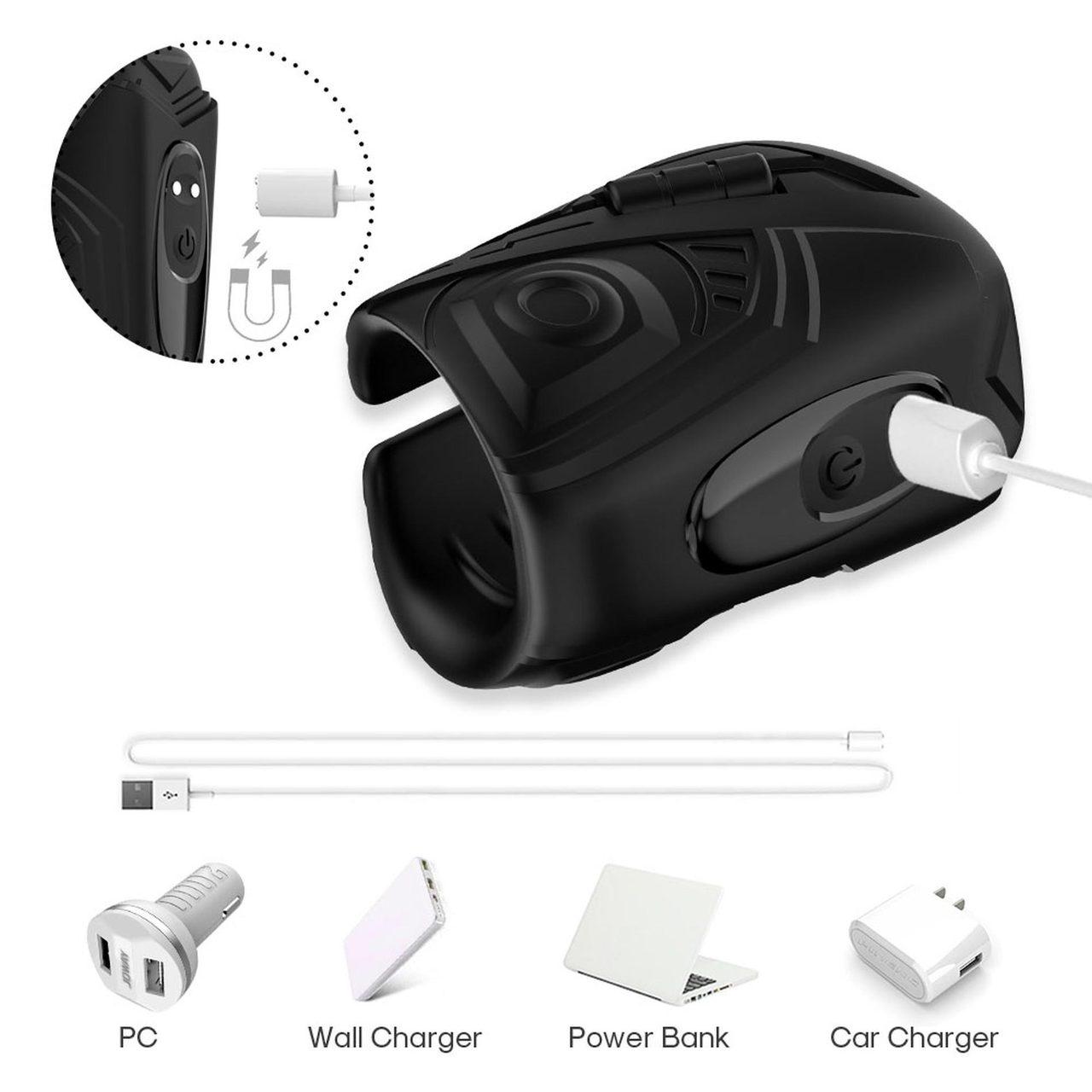 Kieszonkowa nakładka wibrująca 9 trybów USB | Loris.pl