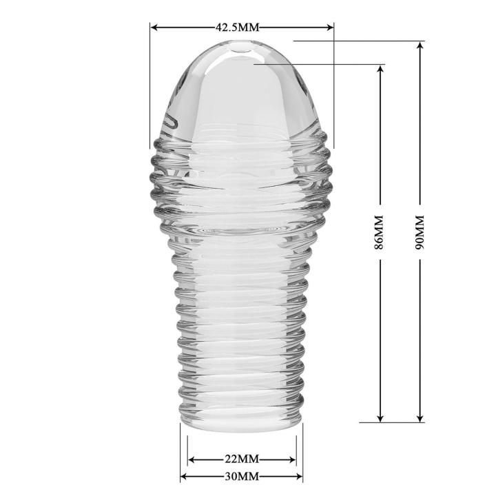 Nakładka na penisa TPR przezroczysta – mocniejsza erekcja i opóźnienie wytrysku