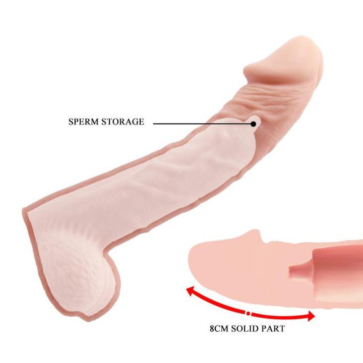 Nakładka przedłużająca 8 cm cielista TPR wodoodporna