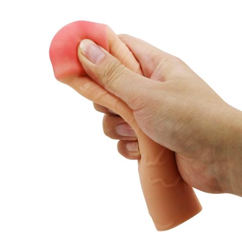 Nakładka przedłużająca na penisa 2,5 cm TPR – realistyczna