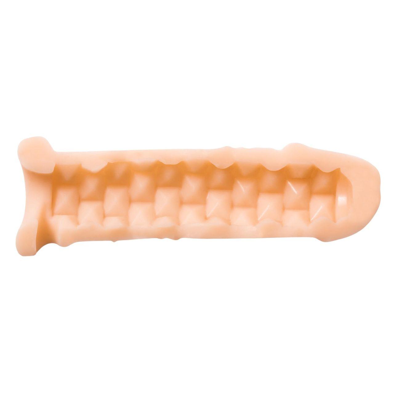 Nakładka na penisa z bąbelkami – przedłużka i pogrubienie 13,5 cm | Loris.pl