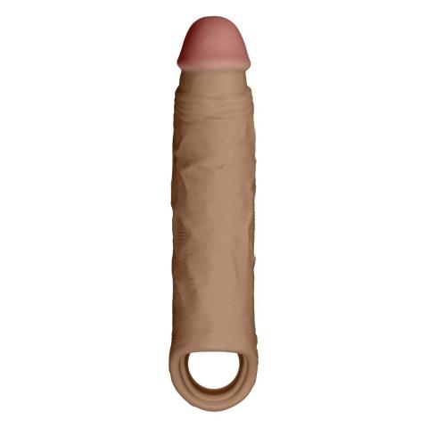 Silikonowa nakładka przedłużająca 17,5 cm – realistyczna, kolor oak