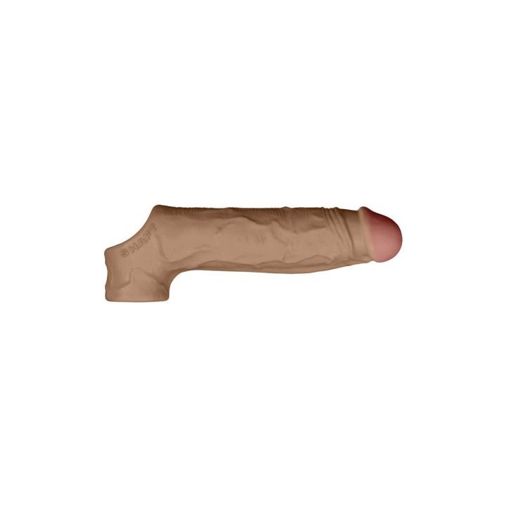 Silikonowa nakładka przedłużająca 17,5 cm – realistyczna, kolor oak