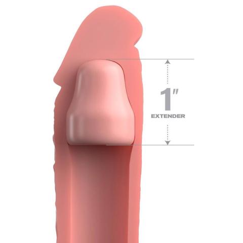 Silikonowa przedłużka na penisa 17,8 cm – pogrubienie i +5,1 cm