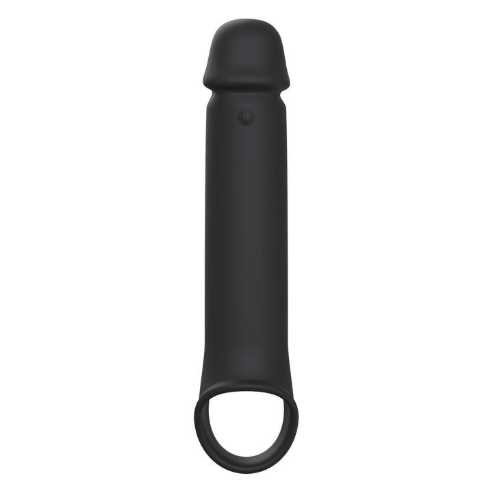 Wibrująca przedłużka penisa z pilotem 24 cm – silikon, IPX6 | Loris.pl