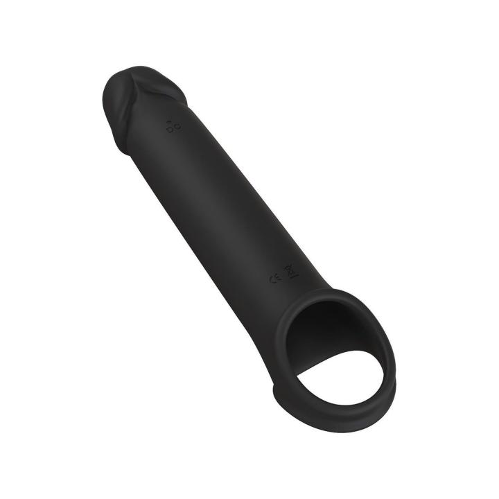 Wibrująca przedłużka penisa z pilotem 24 cm – silikon, IPX6