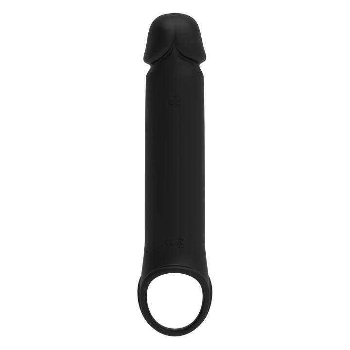 Wibrująca przedłużka penisa z pilotem 24 cm – silikon, IPX6