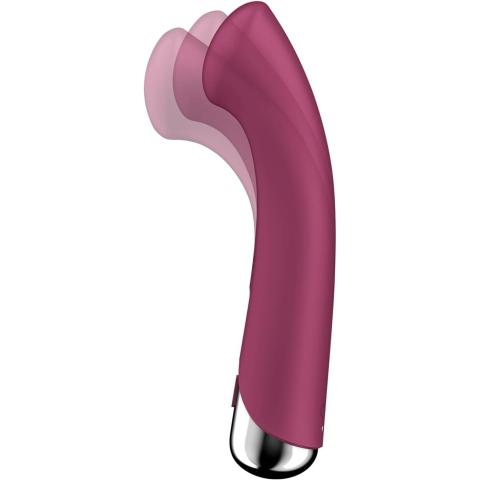 Satisfyer Spinning G-Spot 1 Red – obrotowy wibrator punktu G IPX7