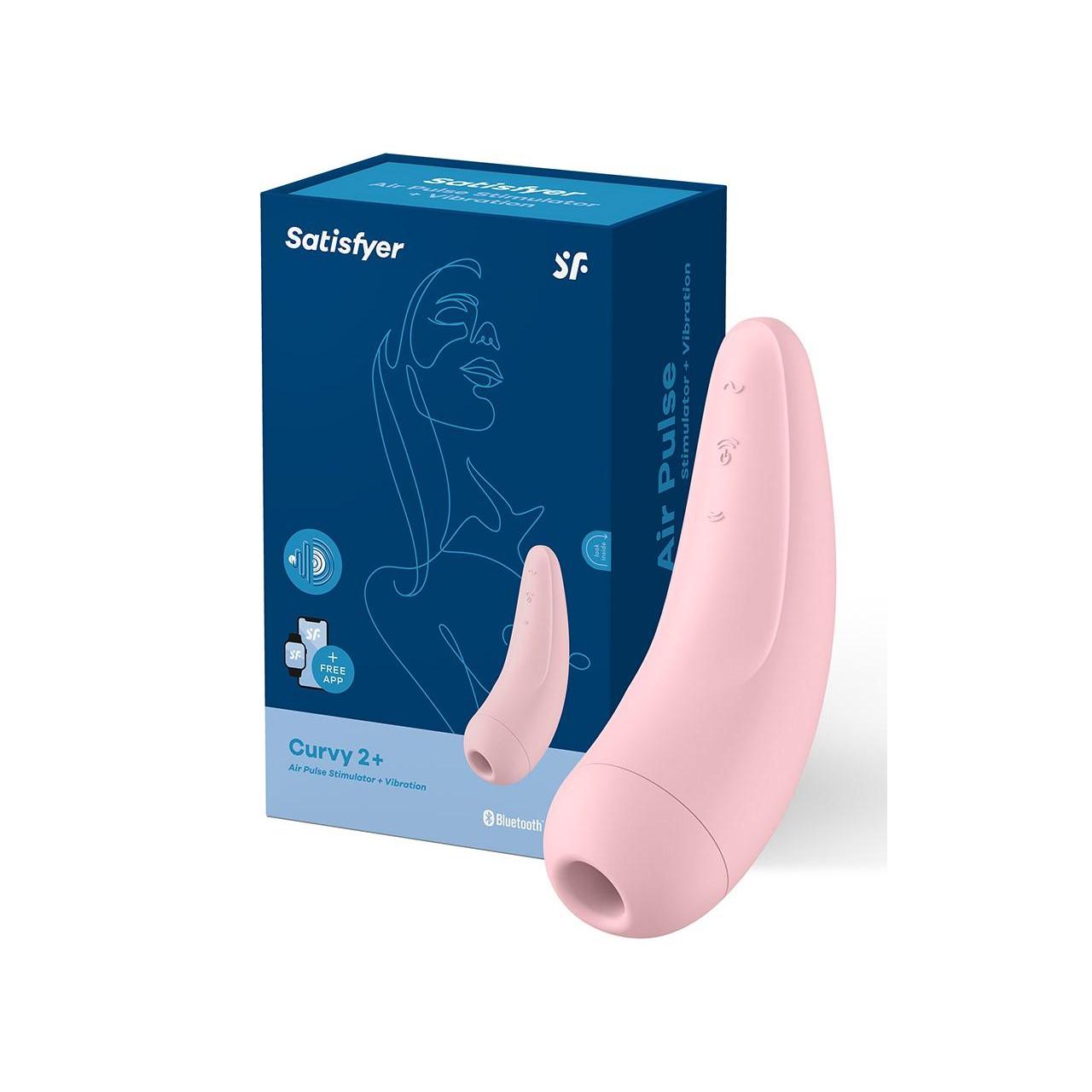 Satisfyer Curvy 2+ Air Pulse z wibracjami i aplikacją | Loris.pl