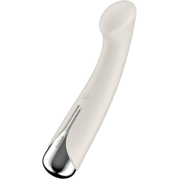 Satisfyer Spinning G-Spot 1 Beige – obrotowy wibrator punktu G IPX7 | Loris.pl