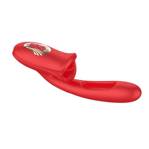 Stymulator z języczkiem i muskowaniem ust usb | 20 trybów