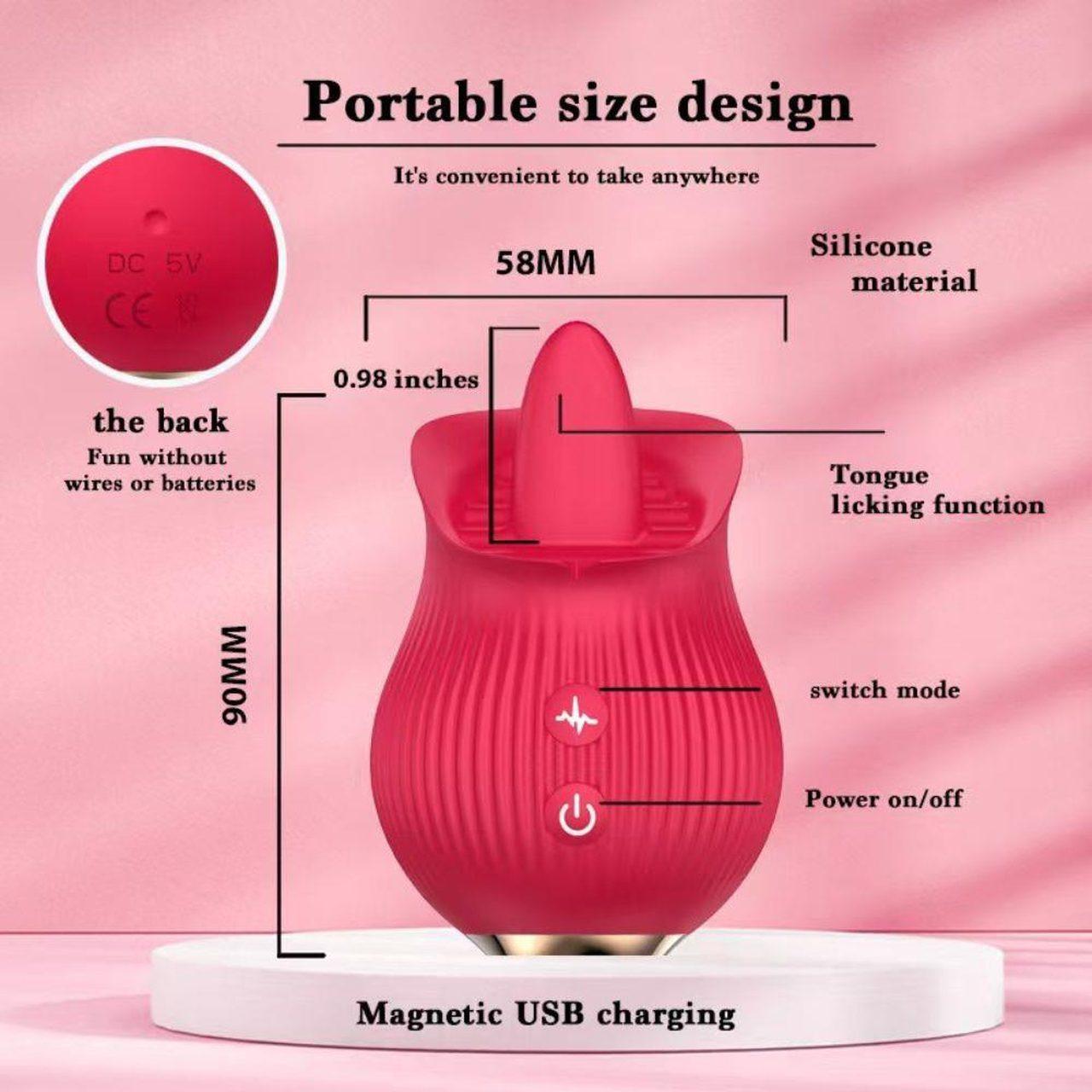 Stymulator łechtaczki z ruchem języka i 12 trybami | Loris.pl