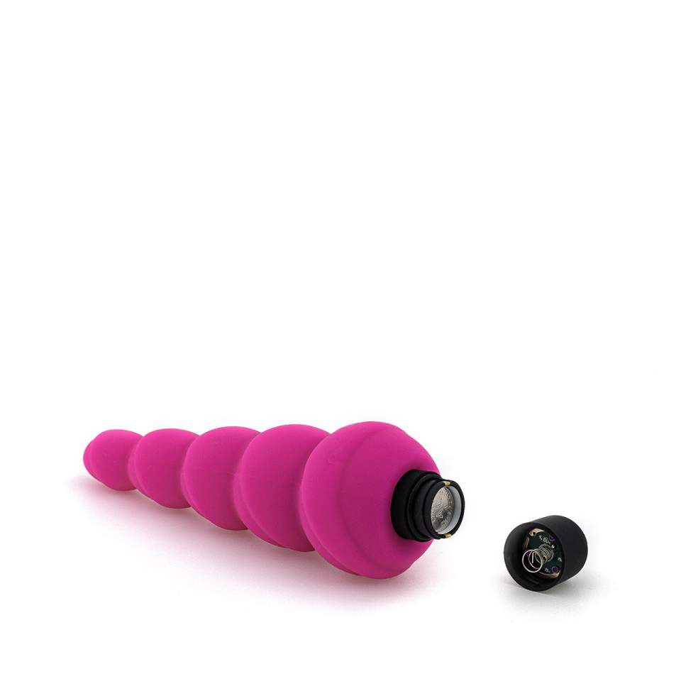 Różowy stopniowany korek analny z kulek – 10 trybów pracy