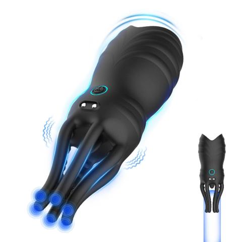masturbator z mackami 360° i 10 trybami wibracji | Wodoodporny