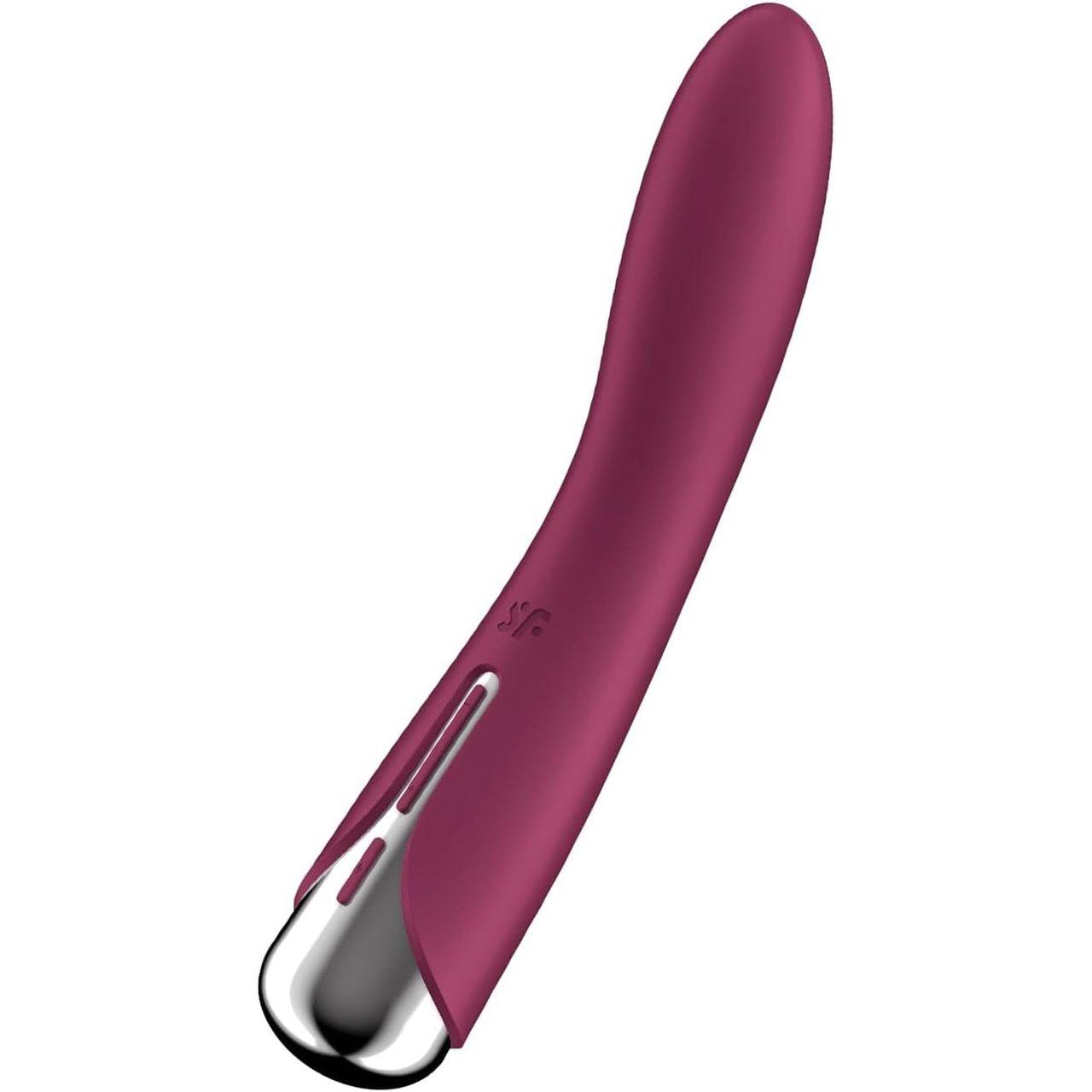 Satisfyer Spinning Vibe 1 Red – obrotowy wibrator punktu G IPX7 | Loris.pl