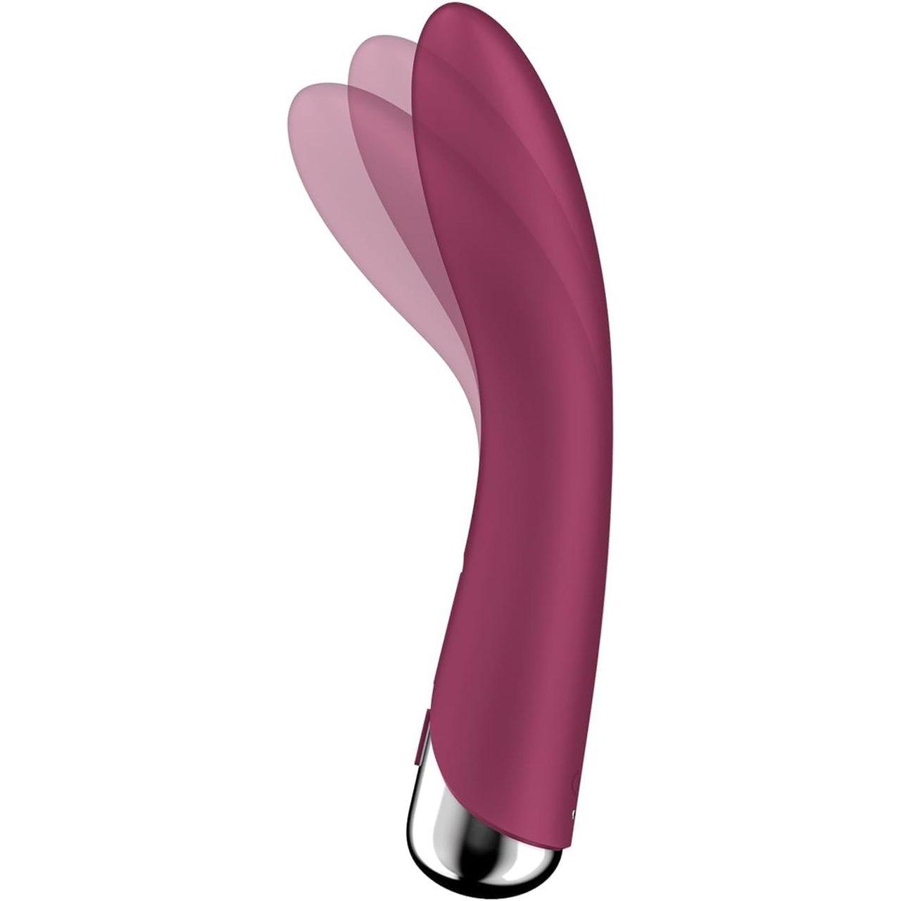 Satisfyer Spinning Vibe 1 Red – obrotowy wibrator punktu G IPX7 | Loris.pl