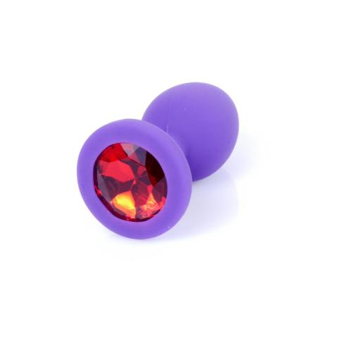 Silikonowy korek analny z ozdobą 7 cm – biżuteria analna