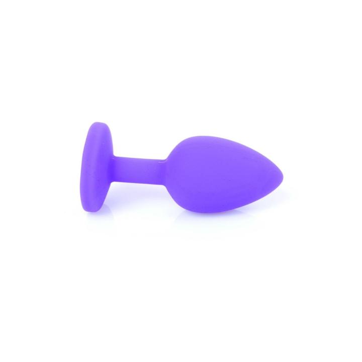 Silikonowy korek analny z ozdobą 7 cm – biżuteria analna