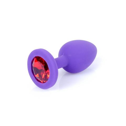Silikonowy korek analny z ozdobą 7 cm – biżuteria analna