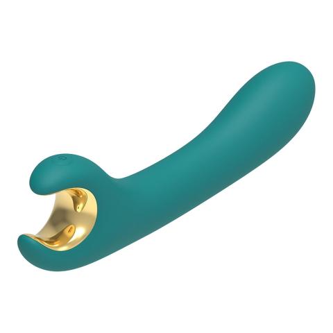 Zielony stymulator dla par 9 trybów – silikon, USB, wodoodporny IPX7
