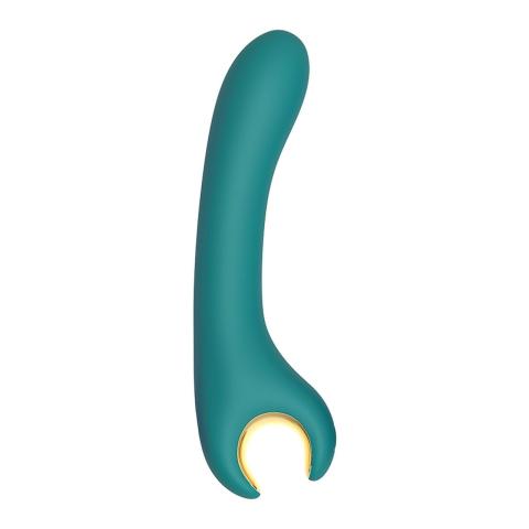 Zielony stymulator dla par 9 trybów – silikon, USB, wodoodporny IPX7