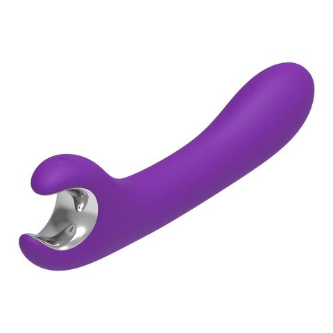 Fioletowy stymulator z 9 trybami wibracji IPX7 | Ładowanie USB