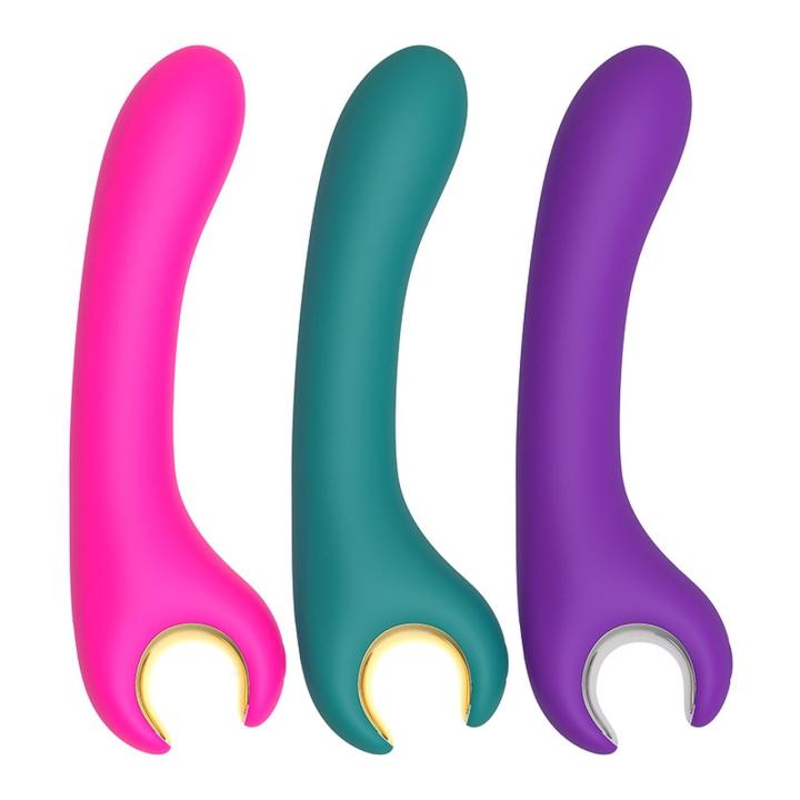 Fioletowy stymulator z 9 trybami wibracji IPX7 | Ładowanie USB