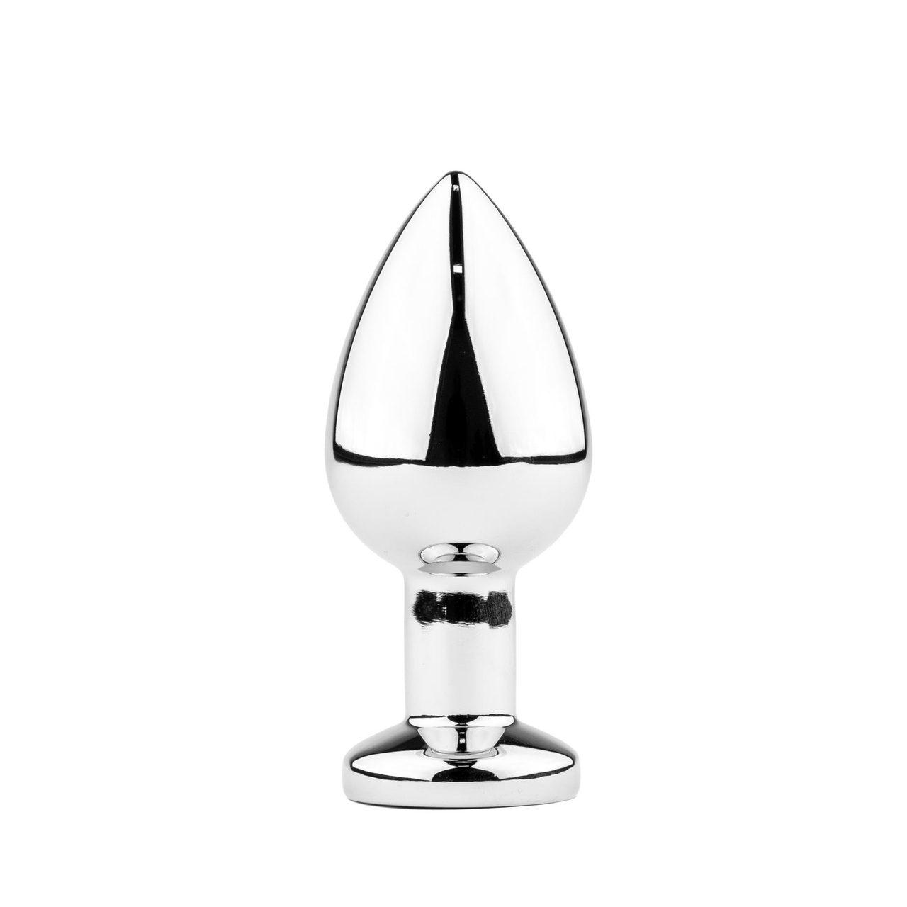 Metalowy korek analny L z pilotem i wibracjami | Wodoodporny IPX7 | Loris.pl