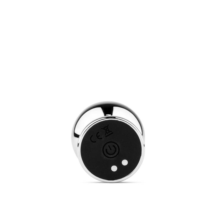 Metalowy korek analny L z pilotem i wibracjami | Wodoodporny IPX7