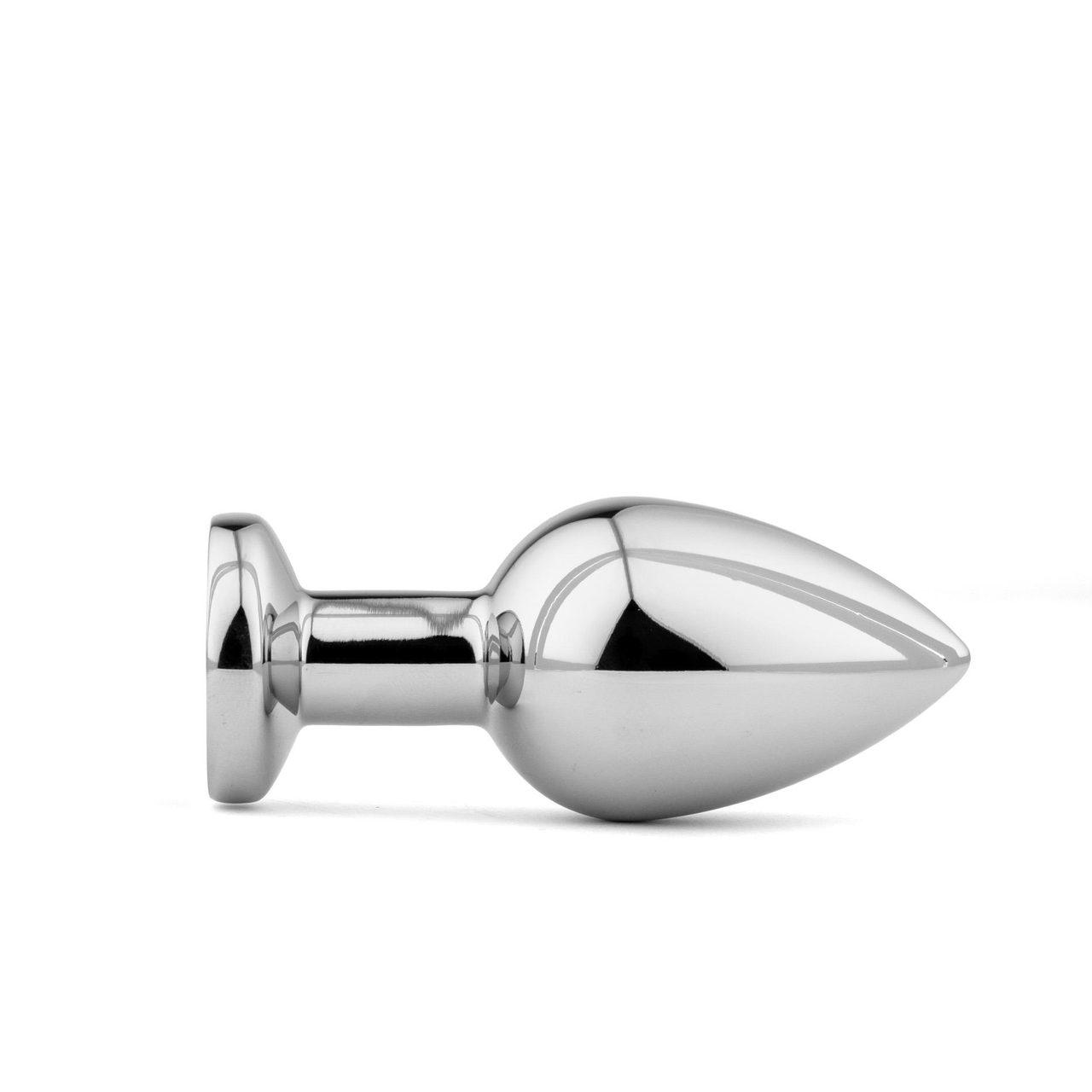 Metalowy korek analny L z pilotem i wibracjami | Wodoodporny IPX7 | Loris.pl