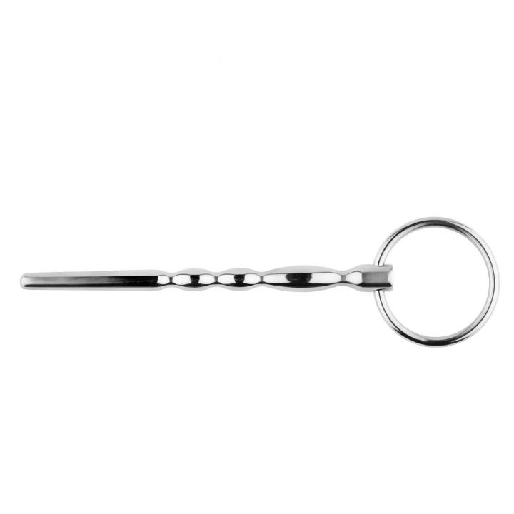 Metalowy plug do cewki 13 cm z pierścieniem – stal nierdzewna